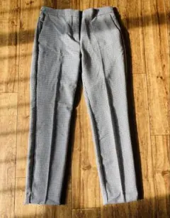 ZARA BASIC チェック柄カジュアルパンツ S レディース