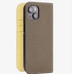 BONAVENTURA 手帳型ケース ブラウン・イエロー