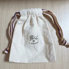 IL BISONTE 巾着型キャンバスポーチのサムネイル