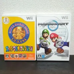 【2本セット】wii スーパーマリオコレクション & マリオカート