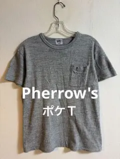 Pherrow's フェローズ 霜降りグレー 　　　　 　　　　Ｔシャツ ポケＴのサムネイル