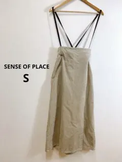 SENCE OF PLACE コーデュロイ キャミワンピース ジャンスカ Sのサムネイル