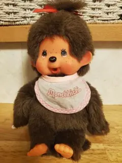 昭和レトロ　モンチッチ 女の子ぬいぐるみ