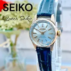 【新品ベルト/稼働】 Queen Seiko 手巻き時計23石 ゴールド 2針