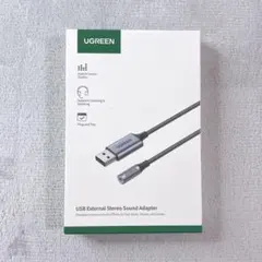 UGREEN USB サウンドカード 3.5mm変換アダプタ 新品