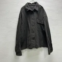 美品✨UNIQLO チェック柄シャツ M✨綿100%✨結構厚みあり