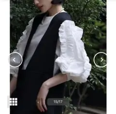 ELFRANK ボリュームフリルスリーブブラウス　美ST掲載のサムネイル