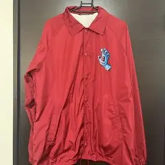 美品♡SANTA CRUZ レッド ナイロンジャケット Lのサムネイル