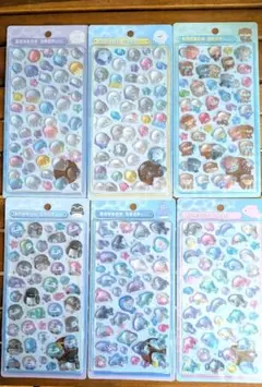 【水族館限定】ボンボンドロップシール 6種類セット