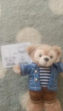 ダッフィー 3体キーチェーンぬいぐるみ