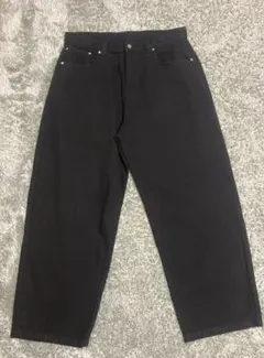 ZARA ブラック バギーデニムパンツ