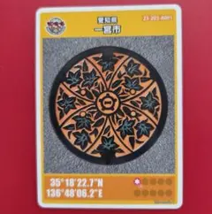 マンホールカード 愛知県 一宮市 〈まとめ割引します〉