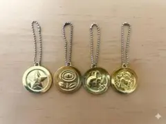 【4種セット】スーパーマリオ　コインキーチェーン