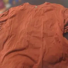 UNIQLO XL オレンジ Tシャツ