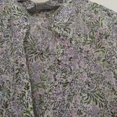 R*e様 ZARA 花柄 半袖シャツ
