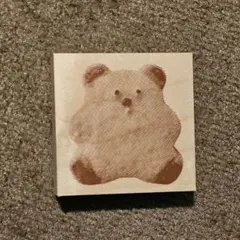 oyaMADE ラバースタンプ クマクッキーフォト ハンコ スタンプ オヤマデ