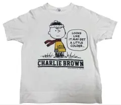 Peanuts Charlie Brown チャーリーブラウンTシャツ Mのサムネイル