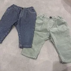 90ズボン　セット　ストライプ　コーデュロイ　ブリーズ