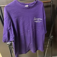 Champion パープル Tシャツ