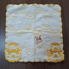 沖縄シーサー刺繍タオルハンカチ