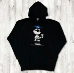 チャーリーブラウン ドジャース MLB 黒 パーカー L