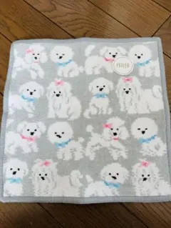 フェイラー　モフモフワンチャン　タオルハンカチ