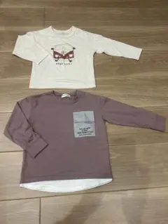 西松屋　バースデイ　ロンT 110cm 2点セット