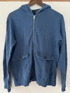 ユニクロUNDERCOVERフーディー中古美品ネイビーUNIQLOアンダーカバー