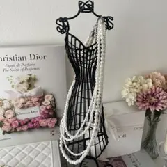 新品未使用4連パールネックレス　結婚式　入学式　ホワイトネックレス