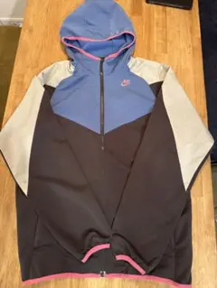 Nike フード付きジャケット 青/黒/灰色