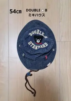 DOUBLE STANDARD デニムキャップ クマ刺繍