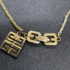 GIVENCIY ジバンシー ネックレス ダブルG ゴールド スクエア