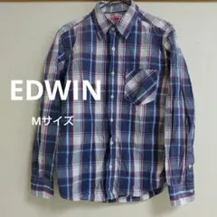 ・EDWIN　エドウィン　チェックシャツ　長袖