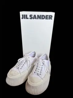 JIL SANDER ホワイト スニーカー 箱付きのサムネイル