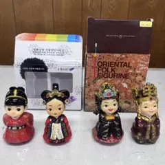 Korean Folk Doll 置物 4体2セット - メルカリ