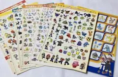 希少　平成レトロ　ファミ通キューブ＋アドバンス　付録　シール　ポケモン　他