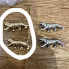 新品　寅　2点セット　箸置き　干支　ゴールド　縁起物　開運