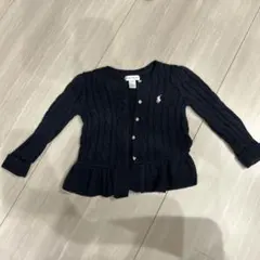 ラルフローレン　カーディガン　女の子 24M