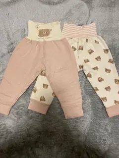 腹巻付きベビーパジャマ　2枚セット　西松屋