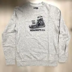 CONVERSE ALL STAR スウェット トレーナー グレー Mのサムネイル