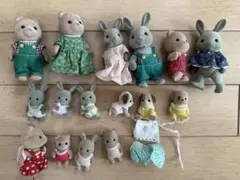 シルバニアファミリー ウサギ人形セット