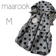 maarook マルーク ドット柄 ベスト M 新品タグ付 ボーダー
