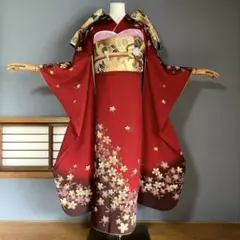 振袖フルセット　KENZO 手描き友禅　成人式振袖　振袖　裄丈70 ➕サイズ