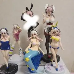 すーぱーそに子　セクシーフィギュア　プライズ 5個 まとめ売り