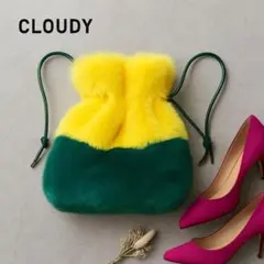 巾着バッグ CLOUDY フェイクファー クラウディ バケツ トート S - メルカリ