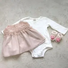 プティマイン　ロンパース　ワンピース　靴下　セット