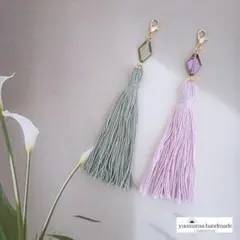 ⬗4941⬗　タッセルキーホルダー　2個セット