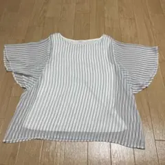 ストライプ　ブラウス