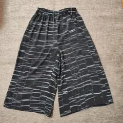 着物リメイク　ワイドパンツ