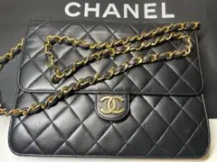 【訳あり】CHANEL マトラッセ チェーンショルダーバッグ　ラムスキンのサムネイル